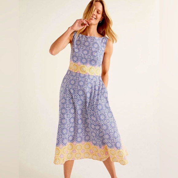Boden Deborah Fit & Flare Sundress 16/18 - Picture 3 of 16